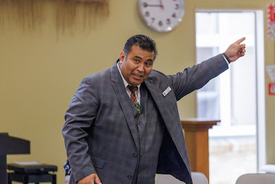 Photo from the New Staff & Student Pōwhiri event held in the All Saints Chapel at Waikato Diocesan in Hamilton, Waikato, New Zealand on Wednesday, 7 Feb,ruary 2024. Photo by Mike Walen / KeyImagery Photography. Copyright: © Waikato Diocesan School for Girls.