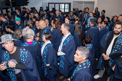 Photo from the TWoA Te Tai Tokerau 2024 Graduation (Whangarei), held at Semenoff Stadium in Whangarei, Northland, New Zealand on Thursday, 9 May, 2024. Photo by Alick Saunders for KeyImagery Photography. Copyright: © Te Wānanga o Aotearoa.
