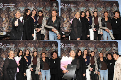 Booth photo from the TWoA Waiariki 2023 Graduations (Waiwhero), held at Te Puia, Rotorua, Bay of Plenty, New Zealand on Friday, 12 May, 2023. Photo: Instabooth by KeyImagery. Copyright: © Te Wānanga o Aotearoa.
