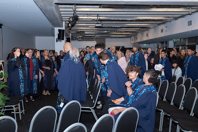 Photo from the TWoA Te Tai Tokerau 2024 Graduation (Whangarei), held at Semenoff Stadium in Whangarei, Northland, New Zealand on Thursday, 9 May, 2024. Photo by Alick Saunders for KeyImagery Photography. Copyright: © Te Wānanga o Aotearoa.