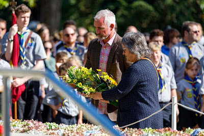 Photo from the Anzac Civic Parade/Service held at Memorial Park, Hamilton, New Zealand. Taken: Sunday, 25 April 2021. Photo: Mike Walen / KeyImagery Photography. Copyright: © Hamilton City Council.