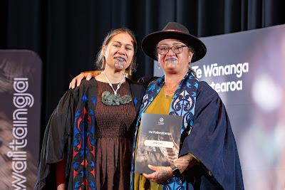 Photo from the TWoA Whirikoka 2024 Graduation (Gisborne), held at the War Memorial Theatre, Gisborne, East Coast, New Zealand on Wednesday, 16 April, 2025. Photo by Alick Saunders for KeyImagery Photography. Copyright: © 2025 Te Wānanga o Aotearoa.