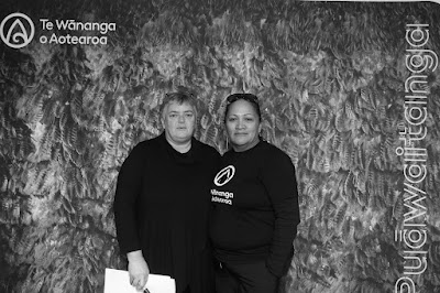 Booth photo from the TWoA Waiariki 2023 Graduations (Whakatāne), held at the Baptist Church, Whakatāne, Bay of Plenty, New Zealand on Wednesday, 17 May, 2023. Photo: Mike Walen / KeyImagery Photography. Copyright: © Te Wānanga o Aotearoa.