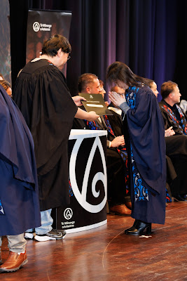 Photo from the TWoA Tāmaki Makaurau 2023 Graduations (Ceremony 2 @ 3pm), held at the Due Drop Events Centre, Manukau, Auckland, New Zealand on Wednesday, 7 June, 2023. Photo: Mike Walen / KeyImagery Photography. Copyright: © Te Wānanga o Aotearoa.