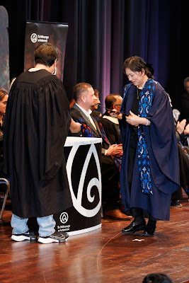 Photo from the TWoA Tāmaki Makaurau 2023 Graduations (Ceremony 2 @ 3pm), held at the Due Drop Events Centre, Manukau, Auckland, New Zealand on Wednesday, 7 June, 2023. Photo: Mike Walen / KeyImagery Photography. Copyright: © Te Wānanga o Aotearoa.