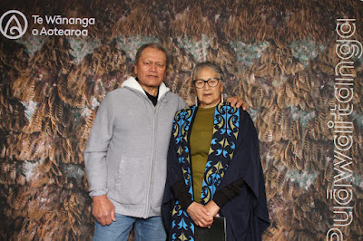 Booth photo from the TWoA Waiariki 2023 Graduations (Whakatāne), held at the Baptist Church, Whakatāne, Bay of Plenty, New Zealand on Wednesday, 17 May, 2023. Photo: Mike Walen / KeyImagery Photography. Copyright: © Te Wānanga o Aotearoa.