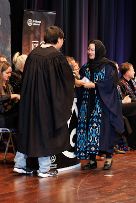 Photo from the TWoA Tāmaki Makaurau 2023 Graduations (Ceremony 2 @ 3pm), held at the Due Drop Events Centre, Manukau, Auckland, New Zealand on Wednesday, 7 June, 2023. Photo: Mike Walen / KeyImagery Photography. Copyright: © Te Wānanga o Aotearoa.