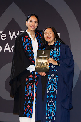 Photo from Ceremony 6 of the TWoA Tāmaki Makaurau 2025 Graduations (May 2025) held at the Mangere Arts Centre in Auckland, New Zealand on Wednesday, 28 May, 2025. Photo by Mike Walen / KeyImagery Photography. Copyright: © 2025 Te Wānanga o Aotearoa.