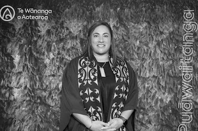 Booth photo from the TWoA Waiariki 2023 Graduations (Whakatāne), held at the Baptist Church, Whakatāne, Bay of Plenty, New Zealand on Wednesday, 17 May, 2023. Photo: Mike Walen / KeyImagery Photography. Copyright: © Te Wānanga o Aotearoa.