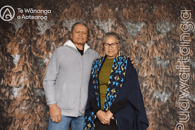 Booth photo from the TWoA Waiariki 2023 Graduations (Whakatāne), held at the Baptist Church, Whakatāne, Bay of Plenty, New Zealand on Wednesday, 17 May, 2023. Photo: Mike Walen / KeyImagery Photography. Copyright: © Te Wānanga o Aotearoa.
