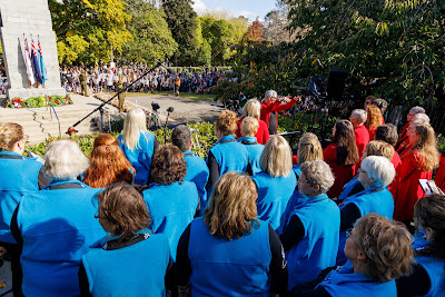 Photo from the Anzac Civic Parade/Service held at Memorial Park, Hamilton, New Zealand. Taken: Sunday, 25 April 2021. Photo: Mike Walen / KeyImagery Photography. Copyright: © Hamilton City Council.