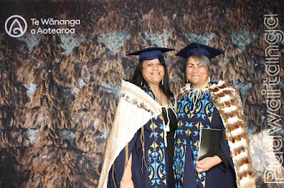 Booth photo from the TWoA Waiariki 2023 Graduations (Waiwhero), held at Te Puia, Rotorua, Bay of Plenty, New Zealand on Friday, 12 May, 2023. Photo: Instabooth by KeyImagery. Copyright: © Te Wānanga o Aotearoa.