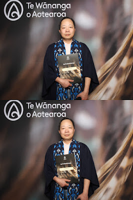 Booth photo from Ceremony 1 of the TWoA Tāmaki Makaurau 2025 Graduations (November Ceremonies) held at Church Unlimited, Glendene, Auckland, New Zealand at 12pm on Tuesday, 11 November, 2025. Photography by InstaBooth / KeyImagery Photography. Copyright: © 2025 Te Wānanga o Aotearoa.