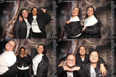 Photo from the TWoA Waiariki 2025 Graduation (Ōpōtiki) held at the De Luxe Theatre in Ōpōtiki, Bay of Plenty, New Zealand on Friday, 23 May, 2025. Photo: InstaBooth by KeyImagery Photography. Copyright: © 2025 Te Wānanga o Aotearoa.
