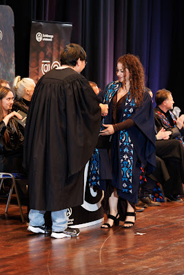 Photo from the TWoA Tāmaki Makaurau 2023 Graduations (Ceremony 2 @ 3pm), held at the Due Drop Events Centre, Manukau, Auckland, New Zealand on Wednesday, 7 June, 2023. Photo: Mike Walen / KeyImagery Photography. Copyright: © Te Wānanga o Aotearoa.