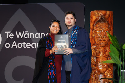 Photo from Ceremony 6 of the TWoA Tāmaki Makaurau 2025 Graduations (May 2025) held at the Mangere Arts Centre in Auckland, New Zealand on Wednesday, 28 May, 2025. Photo by Mike Walen / KeyImagery Photography. Copyright: © 2025 Te Wānanga o Aotearoa.