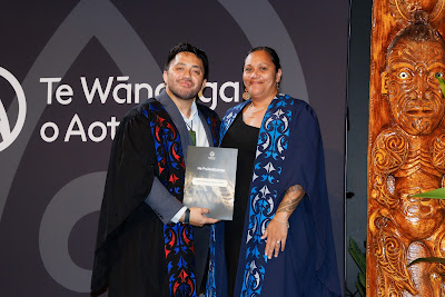 Photo from Ceremony 6 of the TWoA Tāmaki Makaurau 2025 Graduations (May 2025) held at the Mangere Arts Centre in Auckland, New Zealand on Wednesday, 28 May, 2025. Photo by Mike Walen / KeyImagery Photography. Copyright: © 2025 Te Wānanga o Aotearoa.