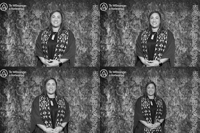 Booth photo from the TWoA Waiariki 2023 Graduations (Whakatāne), held at the Baptist Church, Whakatāne, Bay of Plenty, New Zealand on Wednesday, 17 May, 2023. Photo: Mike Walen / KeyImagery Photography. Copyright: © Te Wānanga o Aotearoa.