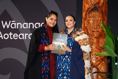 Photo from Ceremony 6 of the TWoA Tāmaki Makaurau 2025 Graduations (May 2025) held at the Mangere Arts Centre in Auckland, New Zealand on Wednesday, 28 May, 2025. Photo by Mike Walen / KeyImagery Photography. Copyright: © 2025 Te Wānanga o Aotearoa.