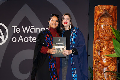 Photo from Ceremony 6 of the TWoA Tāmaki Makaurau 2025 Graduations (May 2025) held at the Mangere Arts Centre in Auckland, New Zealand on Wednesday, 28 May, 2025. Photo by Mike Walen / KeyImagery Photography. Copyright: © 2025 Te Wānanga o Aotearoa.
