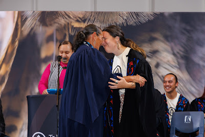 Photo from the TWoA Te Tai Tokerau (Kaikohe) 2025 Graduation held at the War Memorial Hall in Kaikohe, Northland, New Zealand on Tuesday, 15 April, 2025. Photo by Mike Walen / KeyImagery Photography. Copyright: © 2025 Te Wānanga o Aotearoa.