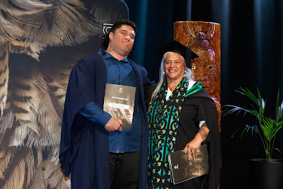 Photo from the TWoA Tainui 2025 Graduations (Ceremony 2 @ 2pm) held at Claudelands Event Centre in Hamilton, Waikato, New Zealand on Tuesday, 29 April, 2025. Photography by Mike Walen / KeyImagery Photography. Copyright: © 2025 Te Wānanga o Aotearoa.