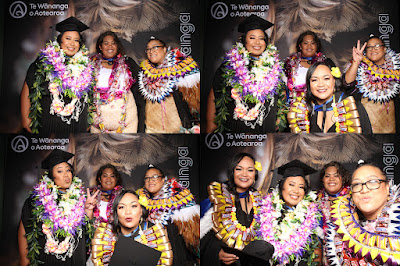 Booth photo from Ceremony 3 of the TWoA Tāmaki Makaurau 2025 Graduations (March 2025) held at the Mangere Arts Centre in Auckland, New Zealand on Wednesday, 12 March, 2025. Photo: InstaBooth by KeyImagery Photography. Copyright: © 2025 Te Wānanga o Aotearoa.