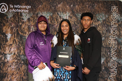 Booth photo from the TWoA Waiariki 2023 Graduations (Whakatāne), held at the Baptist Church, Whakatāne, Bay of Plenty, New Zealand on Wednesday, 17 May, 2023. Photo: Mike Walen / KeyImagery Photography. Copyright: © Te Wānanga o Aotearoa.