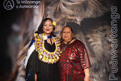 Booth photo from Ceremony 3 of the TWoA Tāmaki Makaurau 2025 Graduations (March 2025) held at the Mangere Arts Centre in Auckland, New Zealand on Wednesday, 12 March, 2025. Photo: InstaBooth by KeyImagery Photography. Copyright: © 2025 Te Wānanga o Aotearoa.