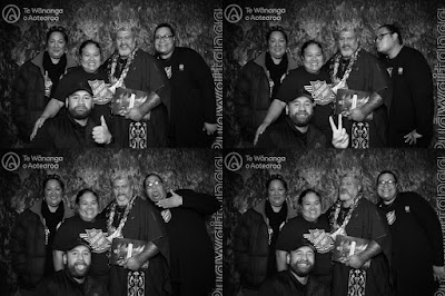 Booth photo from the TWoA Tainui 2023 Graduations (Ceremony 3 - Thursday Morning), held at Hamilton Boys High School, Hamilton, Waikato, New Zealand on Thursday, 20 April, 2023. Photo: InstaBooth / KeyImagery Photography. Copyright: © Te Wānanga o Aotearoa.