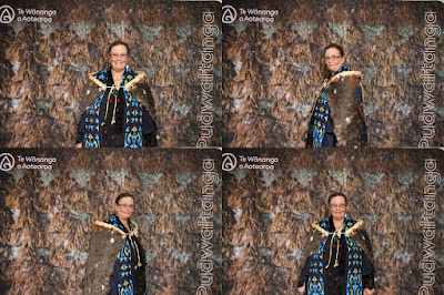 Booth photo from the TWoA Waiariki 2023 Graduations (Whakatāne), held at the Baptist Church, Whakatāne, Bay of Plenty, New Zealand on Wednesday, 17 May, 2023. Photo: Mike Walen / KeyImagery Photography. Copyright: © Te Wānanga o Aotearoa.