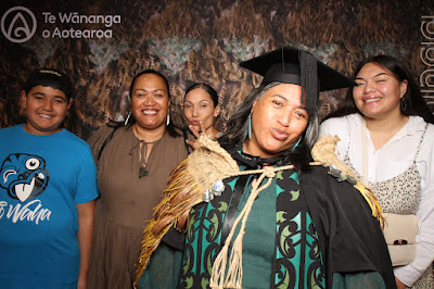 Booth photo from the TWoA Tainui 2023 Graduations (Ceremony 3 - Thursday Morning), held at Hamilton Boys High School, Hamilton, Waikato, New Zealand on Thursday, 20 April, 2023. Photo: InstaBooth / KeyImagery Photography. Copyright: © Te Wānanga o Aotearoa.