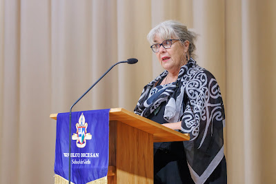 Photo from the New Staff & Student Pōwhiri event held in the All Saints Chapel at Waikato Diocesan in Hamilton, Waikato, New Zealand on Wednesday, 7 Feb,ruary 2024. Photo by Mike Walen / KeyImagery Photography. Copyright: © Waikato Diocesan School for Girls.