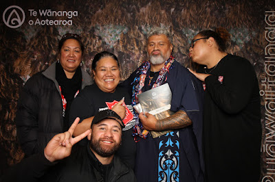 Booth photo from the TWoA Tainui 2023 Graduations (Ceremony 3 - Thursday Morning), held at Hamilton Boys High School, Hamilton, Waikato, New Zealand on Thursday, 20 April, 2023. Photo: InstaBooth / KeyImagery Photography. Copyright: © Te Wānanga o Aotearoa.
