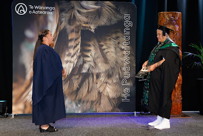 Photo from the TWoA Tainui 2025 Graduations (Ceremony 2 @ 2pm) held at Claudelands Event Centre in Hamilton, Waikato, New Zealand on Tuesday, 29 April, 2025. Photography by Mike Walen / KeyImagery Photography. Copyright: © 2025 Te Wānanga o Aotearoa.