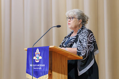 Photo from the New Staff & Student Pōwhiri event held in the All Saints Chapel at Waikato Diocesan in Hamilton, Waikato, New Zealand on Wednesday, 7 Feb,ruary 2024. Photo by Mike Walen / KeyImagery Photography. Copyright: © Waikato Diocesan School for Girls.