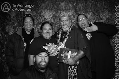 Booth photo from the TWoA Tainui 2023 Graduations (Ceremony 3 - Thursday Morning), held at Hamilton Boys High School, Hamilton, Waikato, New Zealand on Thursday, 20 April, 2023. Photo: InstaBooth / KeyImagery Photography. Copyright: © Te Wānanga o Aotearoa.