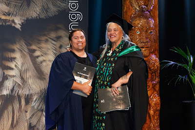 Photo from the TWoA Tainui 2025 Graduations (Ceremony 2 @ 2pm) held at Claudelands Event Centre in Hamilton, Waikato, New Zealand on Tuesday, 29 April, 2025. Photography by Mike Walen / KeyImagery Photography. Copyright: © 2025 Te Wānanga o Aotearoa.