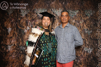 Booth photo from the TWoA Tainui 2023 Graduations (Ceremony 3 - Thursday Morning), held at Hamilton Boys High School, Hamilton, Waikato, New Zealand on Thursday, 20 April, 2023. Photo: InstaBooth / KeyImagery Photography. Copyright: © Te Wānanga o Aotearoa.