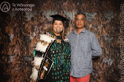 Booth photo from the TWoA Tainui 2023 Graduations (Ceremony 3 - Thursday Morning), held at Hamilton Boys High School, Hamilton, Waikato, New Zealand on Thursday, 20 April, 2023. Photo: InstaBooth / KeyImagery Photography. Copyright: © Te Wānanga o Aotearoa.