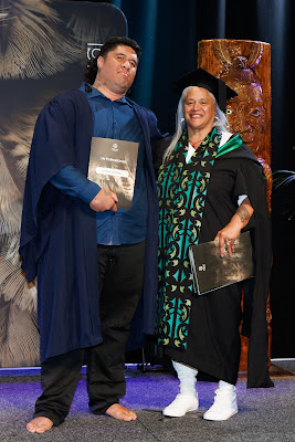 Photo from the TWoA Tainui 2025 Graduations (Ceremony 2 @ 2pm) held at Claudelands Event Centre in Hamilton, Waikato, New Zealand on Tuesday, 29 April, 2025. Photography by Mike Walen / KeyImagery Photography. Copyright: © 2025 Te Wānanga o Aotearoa.