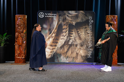 Photo from the TWoA Tainui 2025 Graduations (Ceremony 2 @ 2pm) held at Claudelands Event Centre in Hamilton, Waikato, New Zealand on Tuesday, 29 April, 2025. Photography by Mike Walen / KeyImagery Photography. Copyright: © 2025 Te Wānanga o Aotearoa.