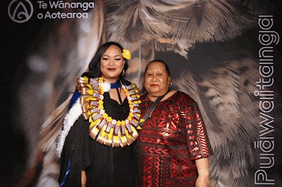 Booth photo from Ceremony 3 of the TWoA Tāmaki Makaurau 2025 Graduations (March 2025) held at the Mangere Arts Centre in Auckland, New Zealand on Wednesday, 12 March, 2025. Photo: InstaBooth by KeyImagery Photography. Copyright: © 2025 Te Wānanga o Aotearoa.