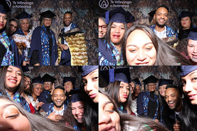 Booth photo from the TWoA Tainui 2021 Graduations (Friday - Ceremony 3),  held at Elim Church, Te Rapa, Hamilton, New Zealand. Taken: Friday 23 April 2021. Photo: InstaBooth / KeyImagery Photography. Copyright: © Te Wānanga o Aotearoa.