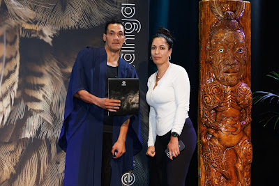 Photo from the TWoA Tainui 2025 Graduations (Ceremony 2 @ 2pm) held at Claudelands Event Centre in Hamilton, Waikato, New Zealand on Tuesday, 29 April, 2025. Photography by Mike Walen / KeyImagery Photography. Copyright: © 2025 Te Wānanga o Aotearoa.