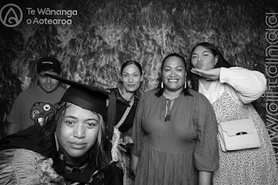 Booth photo from the TWoA Tainui 2023 Graduations (Ceremony 3 - Thursday Morning), held at Hamilton Boys High School, Hamilton, Waikato, New Zealand on Thursday, 20 April, 2023. Photo: InstaBooth / KeyImagery Photography. Copyright: © Te Wānanga o Aotearoa.
