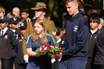 Photo from the Anzac Day 2025 Civic Service held at Memorial Park in Hamilton, Waikato, New Zealand on Friday, 25 April, 2025. Photography by Mike Walen / KeyImagery Photography. Copyright: © 2025 Hamilton City Council.
