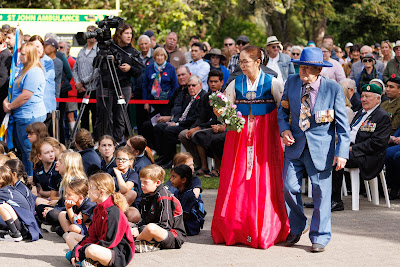 Photo from the Anzac Day 2025 Civic Service held at Memorial Park in Hamilton, Waikato, New Zealand on Friday, 25 April, 2025. Photography by Mike Walen / KeyImagery Photography. Copyright: © 2025 Hamilton City Council.