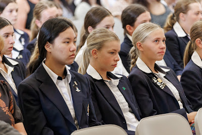 Photo from the New Staff & Student Pōwhiri event held in the All Saints Chapel at Waikato Diocesan in Hamilton, Waikato, New Zealand on Wednesday, 7 Feb,ruary 2024. Photo by Mike Walen / KeyImagery Photography. Copyright: © Waikato Diocesan School for Girls.