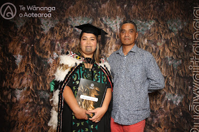 Booth photo from the TWoA Tainui 2023 Graduations (Ceremony 3 - Thursday Morning), held at Hamilton Boys High School, Hamilton, Waikato, New Zealand on Thursday, 20 April, 2023. Photo: InstaBooth / KeyImagery Photography. Copyright: © Te Wānanga o Aotearoa.